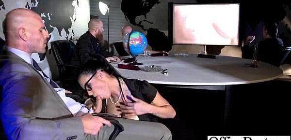  Hard Sex In Office With Big Round Boobs Sluty Girl (peta jensen) video-26